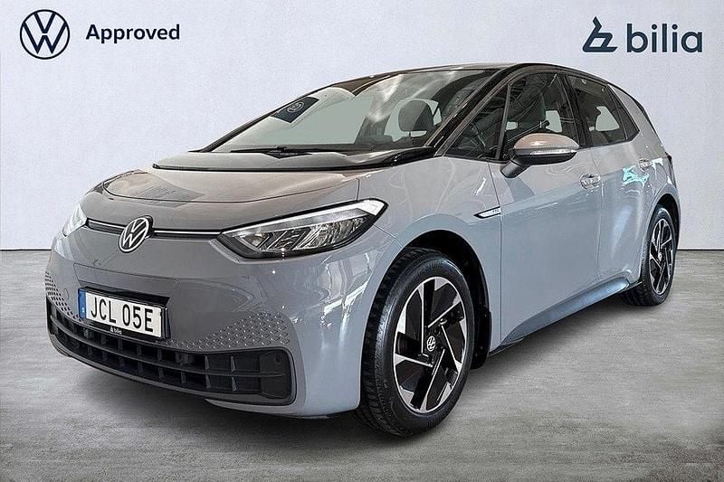 Grå Begagnad 2022 VW ID.3 Pro Performance Halvkombi | 274 900 kr (Marknadspris) - Bild 1/4