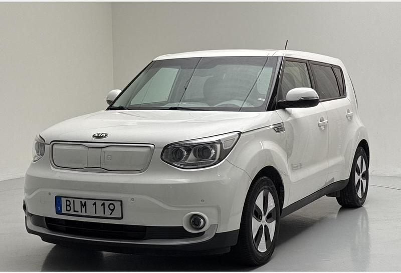 Vit Begagnad 2018 Kia Soul EV 3 SUV | 100 000 kr (Bra pris) - Bild 1/4