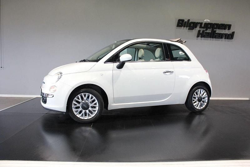 Vit Begagnad 2014 Fiat 500C Lounge Cab | 69 900 kr (Marknadspris) - Bild 1/4