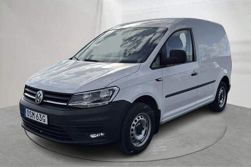 Vit Begagnad 2020 VW Caddy Minibuss | 175 000 kr (Bra pris) - Bild 1/4