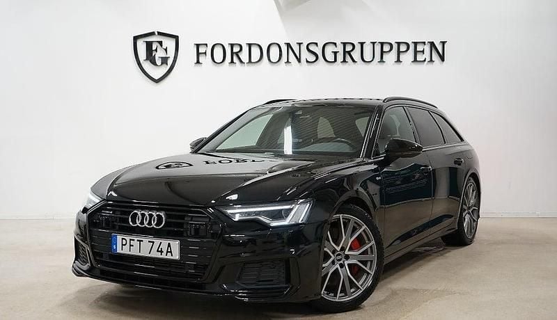 Begagnad Audi A6 S-Line 367 HK (269 kW) 2021 Svart Kombi