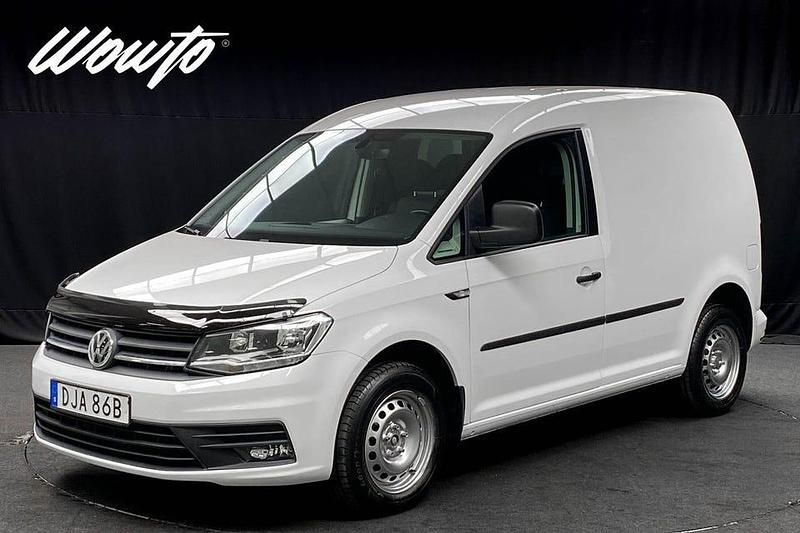 Vit Begagnad 2020 VW Caddy Minibuss | 139 800 kr (Marknadspris) - Bild 1/3