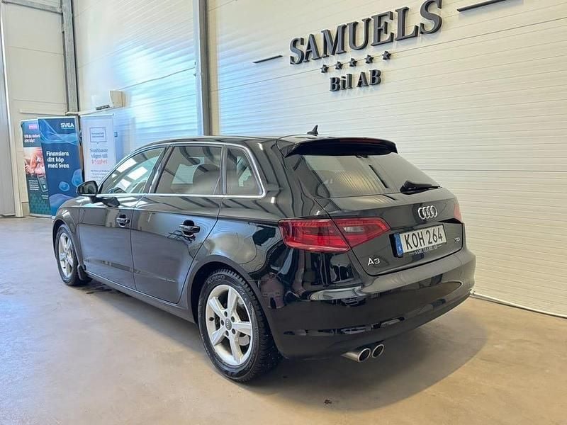Begagnad Audi A3 Ambition 150 HK (110 kW) 2015 Svart