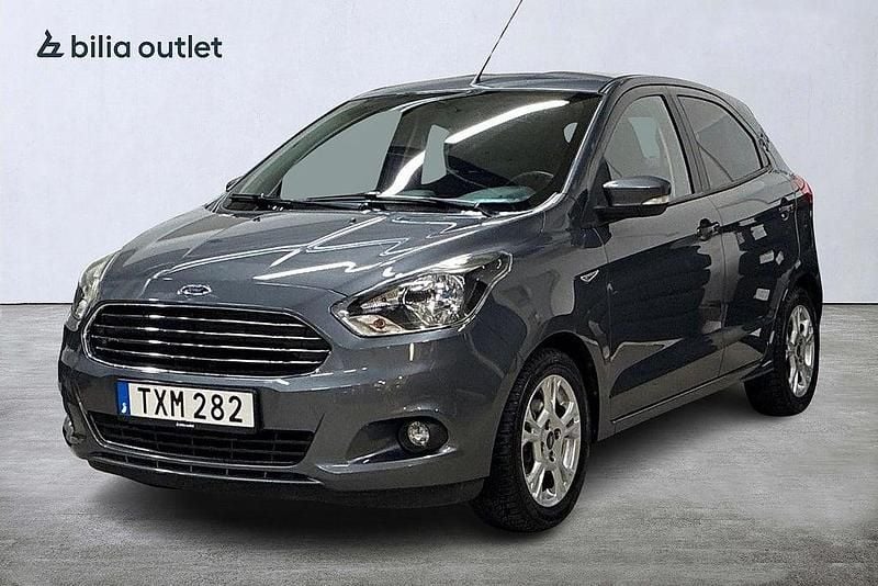 Grå Begagnad 2016 Ford Ka Plus Trend Halvkombi | 89 900 kr - Bild 1/3