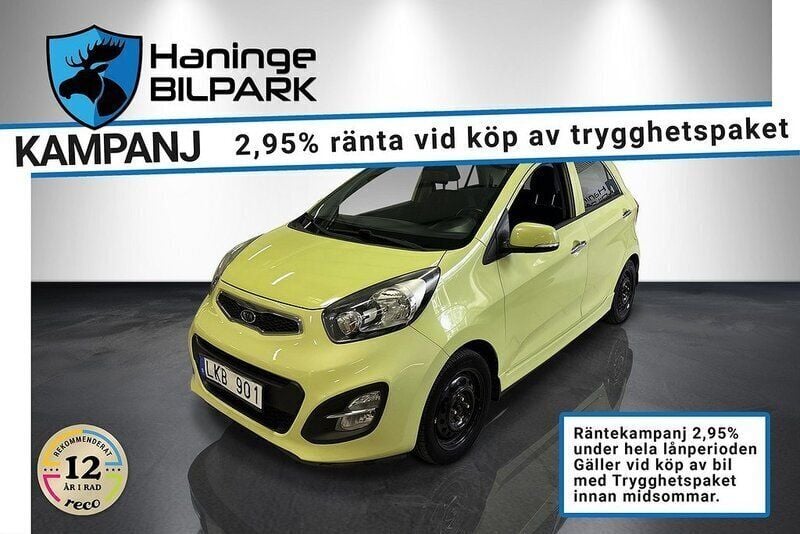 Grön Begagnad 2011 Kia Picanto Halvkombi | 49 900 kr (Bra pris) - Bild 1/2