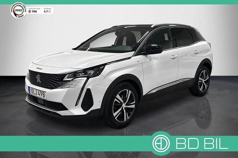 Vit (vitmetallic) Begagnad 2022 Peugeot 3008 Ultimate SUV | 234 900 kr (Superpris) - Bild 1/3