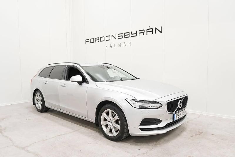 Silver Begagnad 2017 Volvo V90 Business Edition Kombi | 179 800 kr (Bra pris) - Bild 1/4
