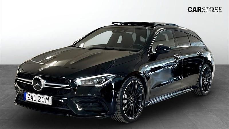Begagnad Mercedes CLA35 AMG Shooting Brake AMG 306 HK (225 kW) 2021 Svart Kombi