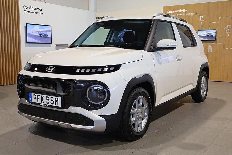 Vit Begagnad 2024 Hyundai Inster Advanced Halvkombi | 299 900 kr - Bild 1/3