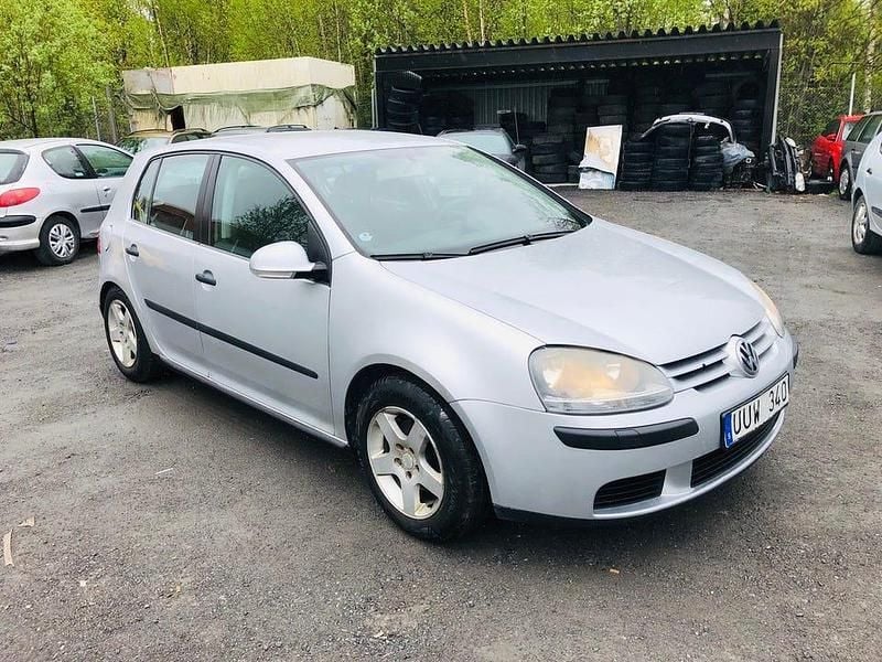 Begagnad VW Golf IV Trendline 102 HK (75 kW) 2004 Silver Halvkombi