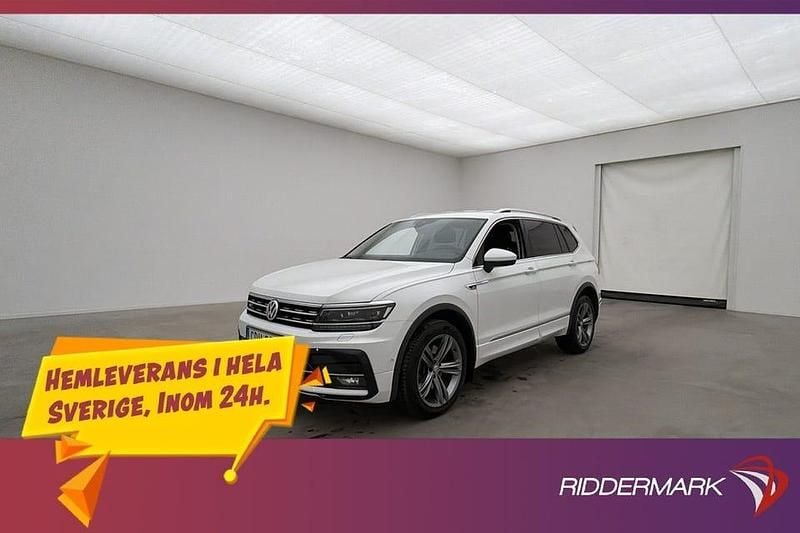 Begagnad VW Tiguan Allspace R-line 200 HK (147 kW) 2018 Vit SUV