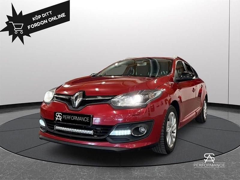 Röd (röd metallic) Begagnad 2015 Renault Mégane GrandTour LIMITED Kombi | 79 900 kr (Lite dyr) - Bild 1/4