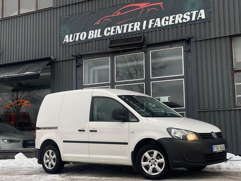 Vit Begagnad 2013 VW Caddy Minibuss | 69 900 kr (Marknadspris) - Bild 1/4