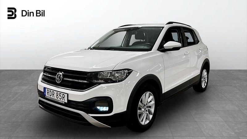 Vit Begagnad 2019 VW T-Cross Life SUV | 159 900 kr (Marknadspris) - Bild 1/4