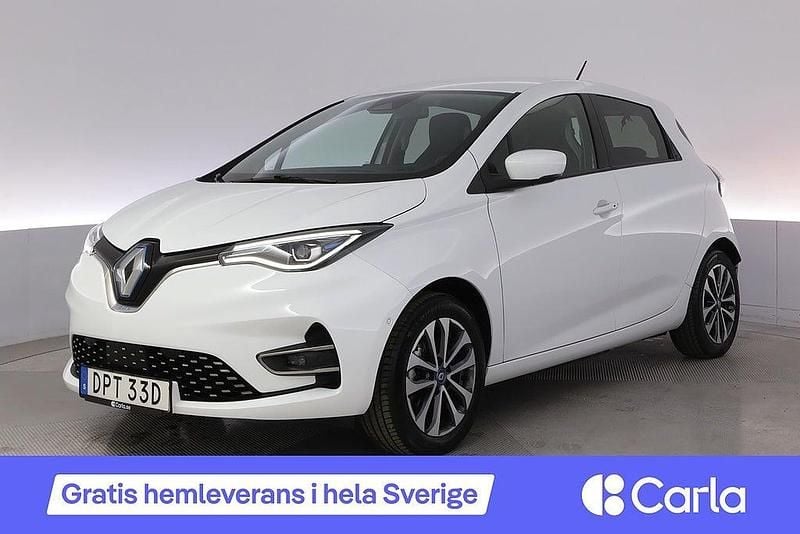Vit Begagnad 2019 Renault Zoe Intens Halvkombi | 173 990 kr (Marknadspris) - Bild 1/4