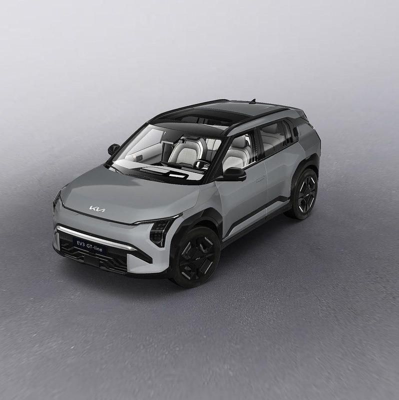 Grå Ny 2025 Kia EV3 GT-Line SUV | 590 300 kr (Dyr) - Bild 1/1