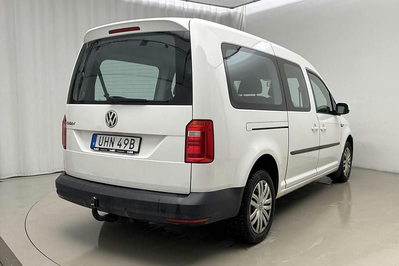 Begagnad VW Caddy Maxi Life Life 102 HK (75 kW) 2020 Vit Minibuss