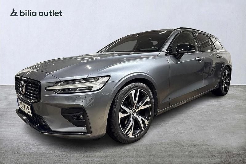 Grå Begagnad 2019 Volvo V60 R-Design Kombi | 319 900 kr - Bild 1/3
