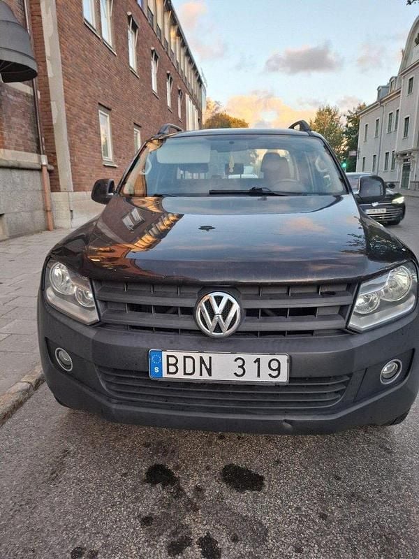 Svart Begagnad 2011 VW Amarok Highline Pickup | 115 000 kr (Superpris) - Bild 1/4