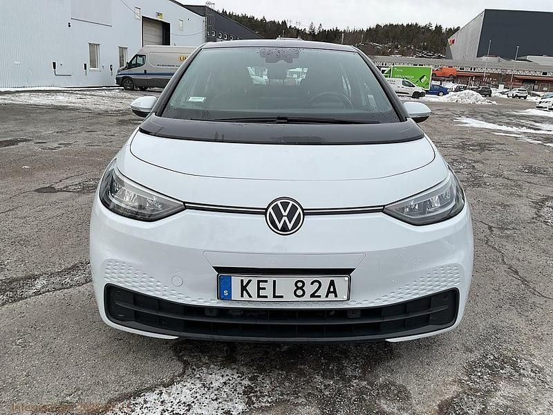 Begagnad VW ID.3 Pro Performance 150 kW (204 HK) 2021 Vit Halvkombi