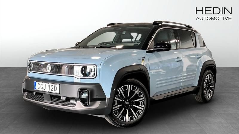 Blå (blue) Ny 2025 Renault 4 E-Tech Iconic SUV | 471 900 kr - Bild 1/4