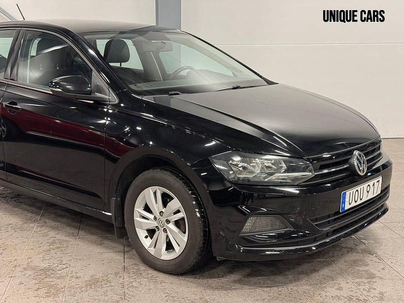 Begagnad VW Polo 95 HK (69 kW) 2018 Svart Halvkombi