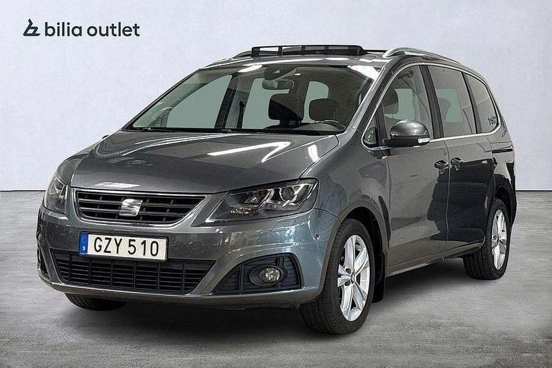 Grå Begagnad 2015 Seat Alhambra Minibuss | 219 900 kr (Lite dyr) - Bild 1/3