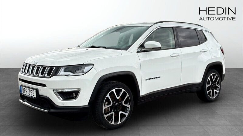 Vit (white) Begagnad 2020 Jeep Compass Limited SUV | 229 900 kr (Bra pris) - Bild 1/4