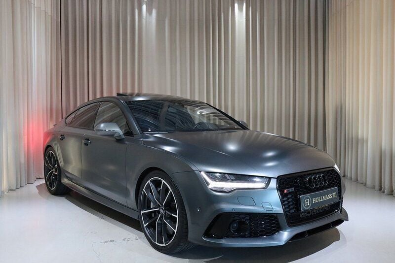 Mörkgrå (grå) Begagnad 2017 Audi RS7 Performance Halvkombi | 799 900 kr - Bild 1/4