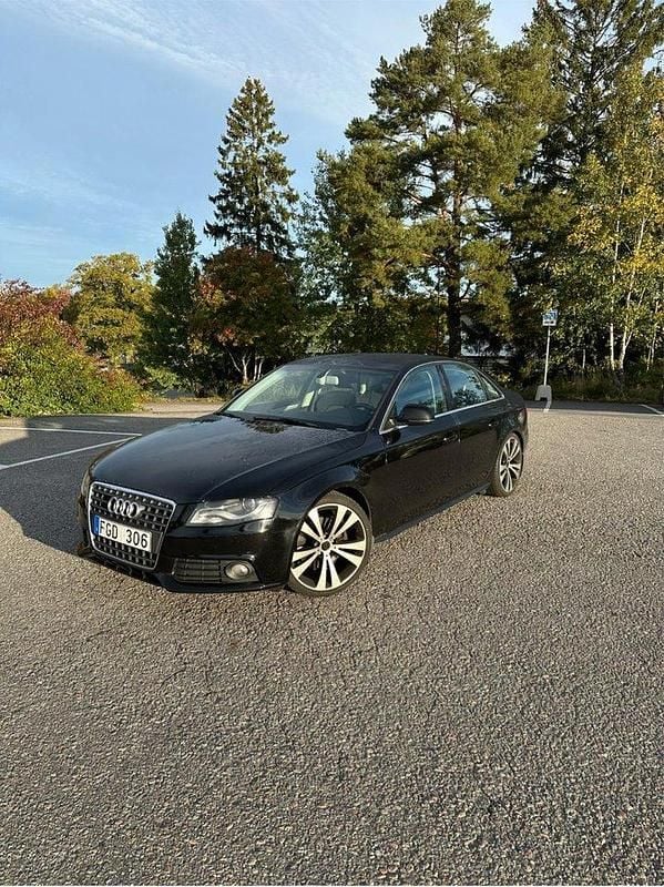 Svart Begagnad 2008 Audi A4 Sedan | 40 000 kr (Superpris) - Bild 1/4