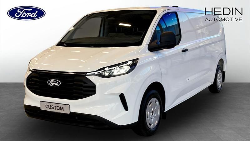 Ny Ford Transit Custom Trend 136 HK (100 kW) 2025 Frozen white