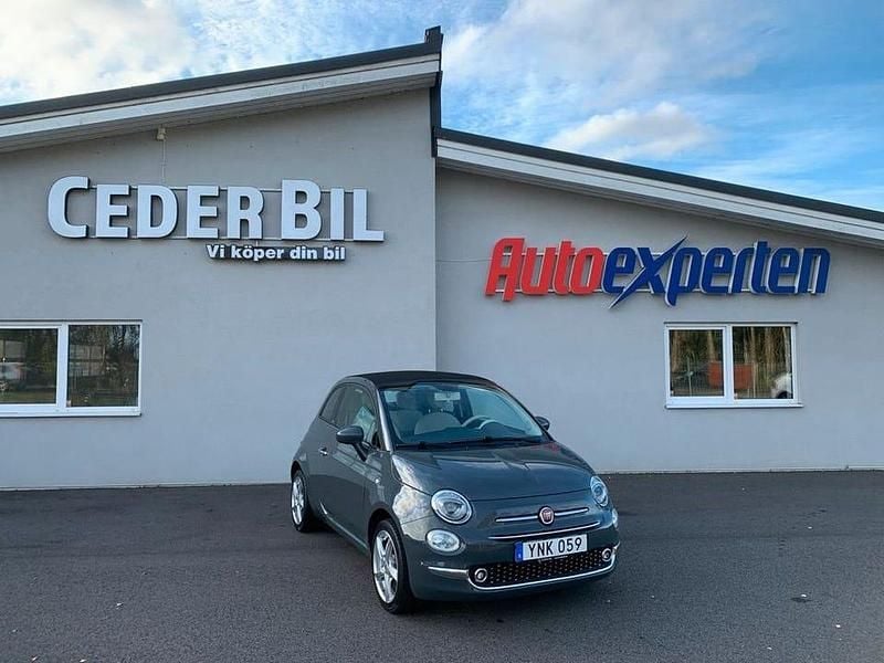 Grå Begagnad 2018 Fiat 500C Cab | 119 000 kr (Marknadspris) - Bild 1/4