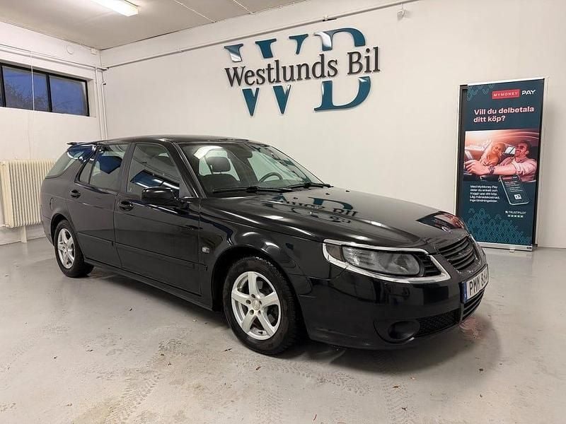 Svart Begagnad 2006 Saab 9-5 Vector Kombi | 29 900 kr (Marknadspris) - Bild 1/4