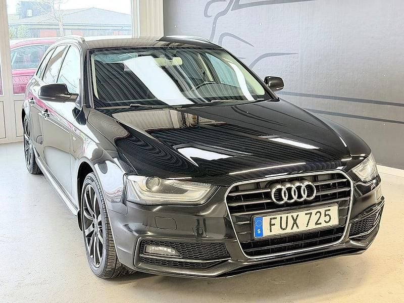 Svart Begagnad 2015 Audi A4 S-Line Kombi | 119 900 kr (Superpris) - Bild 1/3