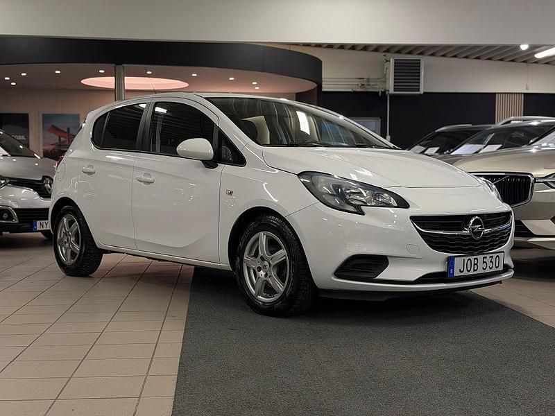 Begagnad Opel Corsa Enjoy 90 HK (66 kW) 2015 Vit Halvkombi