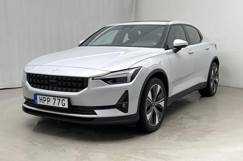 Silver Begagnad 2023 Polestar 2 Standard Range Single Motor Halvkombi | 320 000 kr (Bra pris) - Bild 1/4