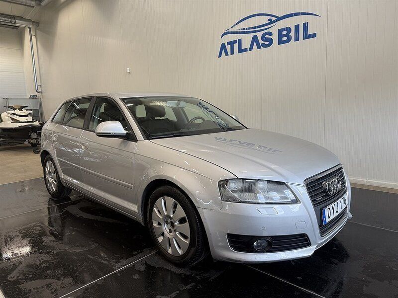 Silver Begagnad 2008 Audi A3 Sportback Halvkombi | 89 900 kr (Marknadspris) - Bild 1/4