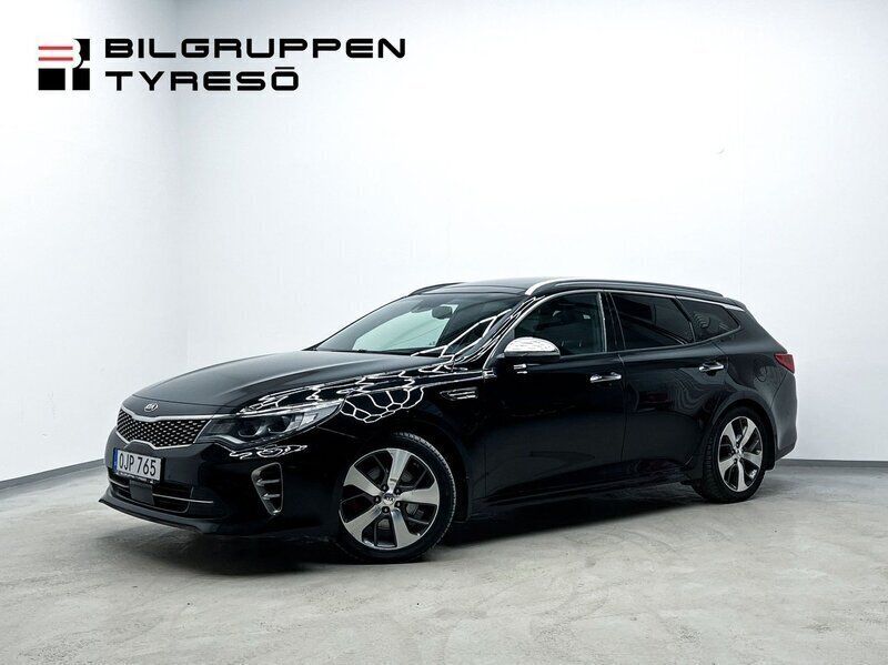 Svart Begagnad 2017 Kia Optima 2 Kombi | 179 900 kr (Marknadspris) - Bild 1/4