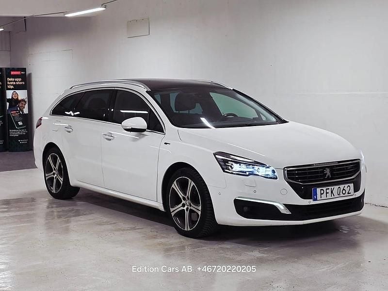 Begagnad Peugeot 508 SW GT 181 HK (133 kW) 2017 Vit Kombi