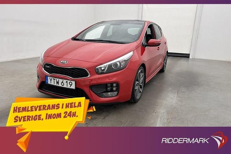 Röd Begagnad 2017 Kia Ceed GT Halvkombi | 169 800 kr (Marknadspris) - Bild 1/3