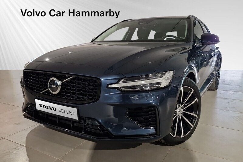 Blå Begagnad 2024 Volvo V60 Plus Kombi | 489 000 kr (Marknadspris) - Bild 1/4