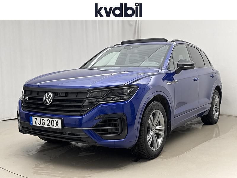 Begagnad VW Touareg R 462 HK (339 kW) 2021 Mörkblå SUV