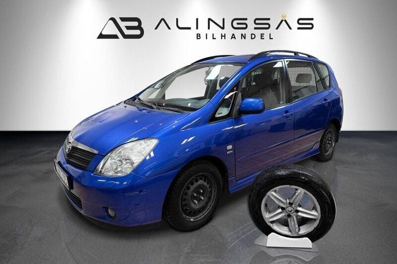 Blå Begagnad 2001 Toyota Corolla Verso Minibuss | 34 900 kr - Bild 1/4