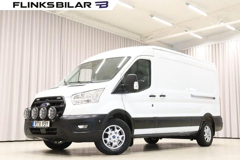 Vit Begagnad 2023 Ford Transit Van | 398 750 kr (Marknadspris) - Bild 1/4