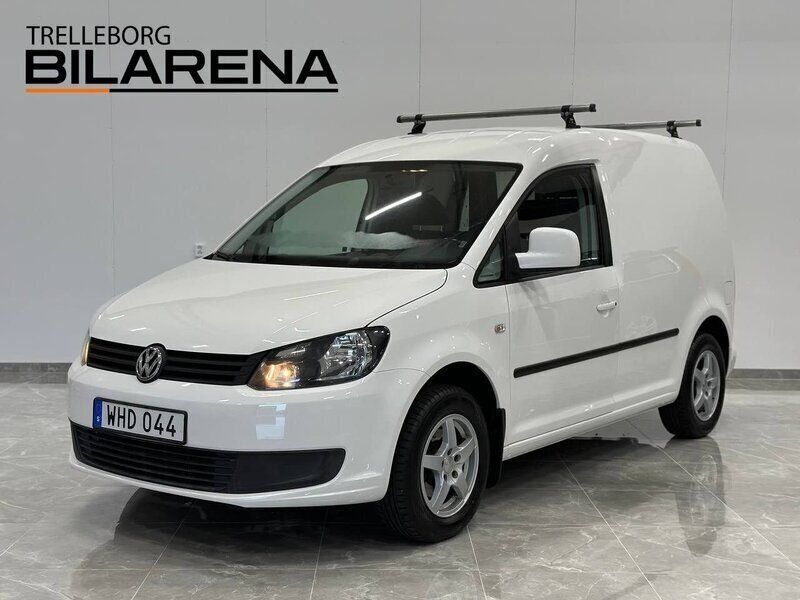 Vit Begagnad 2015 VW Caddy Minibuss | 79 900 kr (Marknadspris) - Bild 1/4
