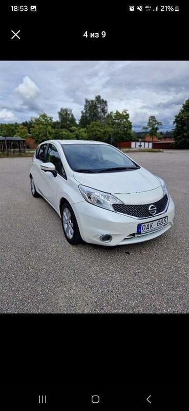 Vit Begagnad 2013 Nissan Note Minibuss | 55 000 kr (Bra pris) - Bild 1/4