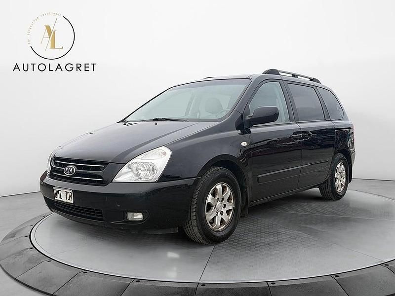 Svart Begagnad 2008 Kia Carnival Minibuss | 44 900 kr - Bild 1/4