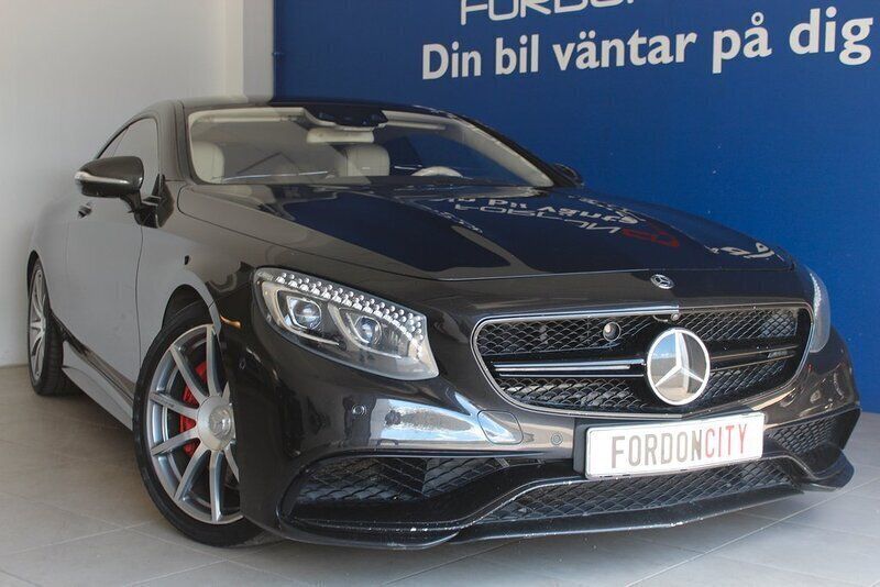 Vit Begagnad 2014 Mercedes S63 AMG Exclusive Sportkupé | 949 900 kr (Lite dyr) - Bild 1/4