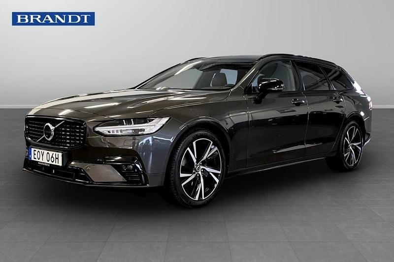 Grå Begagnad 2021 Volvo V90 R-Design Kombi | 329 900 kr (Marknadspris) - Bild 1/4