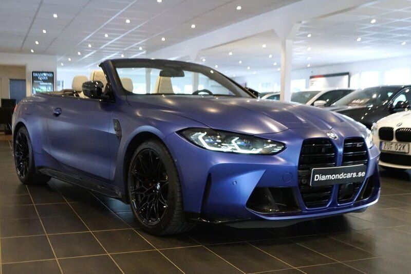 Blå Begagnad 2023 BMW M4 Cabriolet Competition Edition Cab | 1 059 000 kr - Bild 1/4